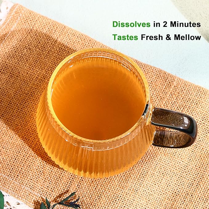 FullChea - Pu-erh Tea Resin - Instant Tea Resins - Chagao 2011 Aged Raw Pu Erh - Support Digestion & Help Skin Health - 3.53oz / 100g