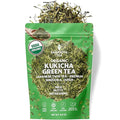 Kukicha Green Tea Loose Leaf | Japanese Twig & Leaf Green Tea | Low Caffeine | Smooth & Nutty Flavor | 4.4 oz Bulk Bag | Antioxidant Rich | Hot or Iced | Non-GMO