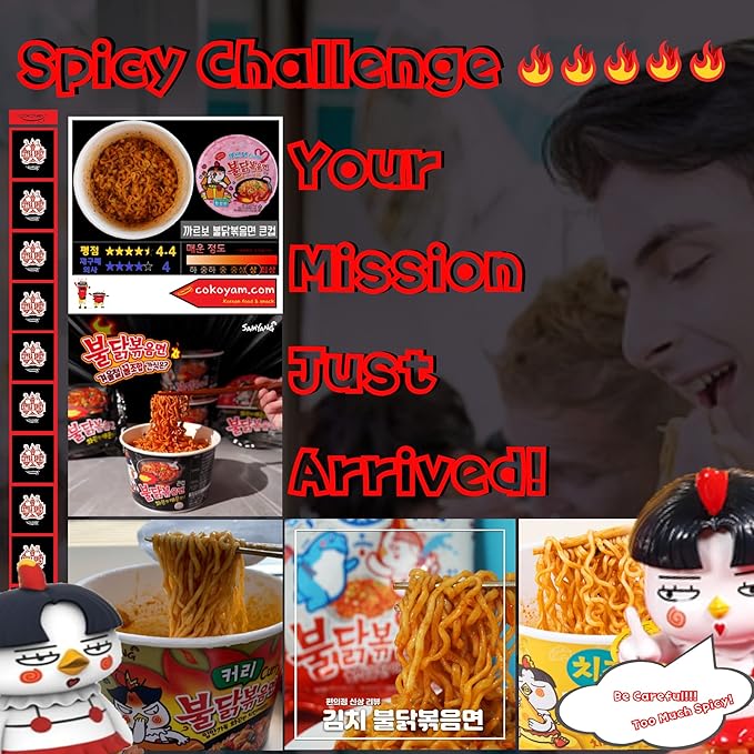 [Samyang] Carbo Spicy Chicken Fried Cup Noodles 105g × 3EA / Korean food / Korean ramen (overseas direct shipment)