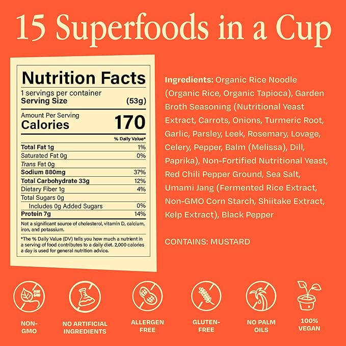 RAWMYUN Gluten Free Healthy Korean Ramen Vegan Superfood Clean Ingredients Plant-Based Cup Noodles made with Organic Rice Noodles Instant Soup | No MSG, Non-GMO, Real Ingredients (6 Gangnam Spicy)