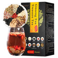 10 Pack Ginseng Ten Treasures Tea, Chinese Herbal Kidney Detox Tea for Men & Women, 10 Precious Ingredients Formula (260g,10 bags/Box)