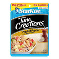 StarKist Tuna Creations Cracked Pepper with Roasted Garlic Pouch (2.6 oz - 1 Pack) Wild Caught, High Protein Shelf Stable Seafood, Soy & Gluten Free, No Draining, Ready to Eat for Salads & Sandwiches