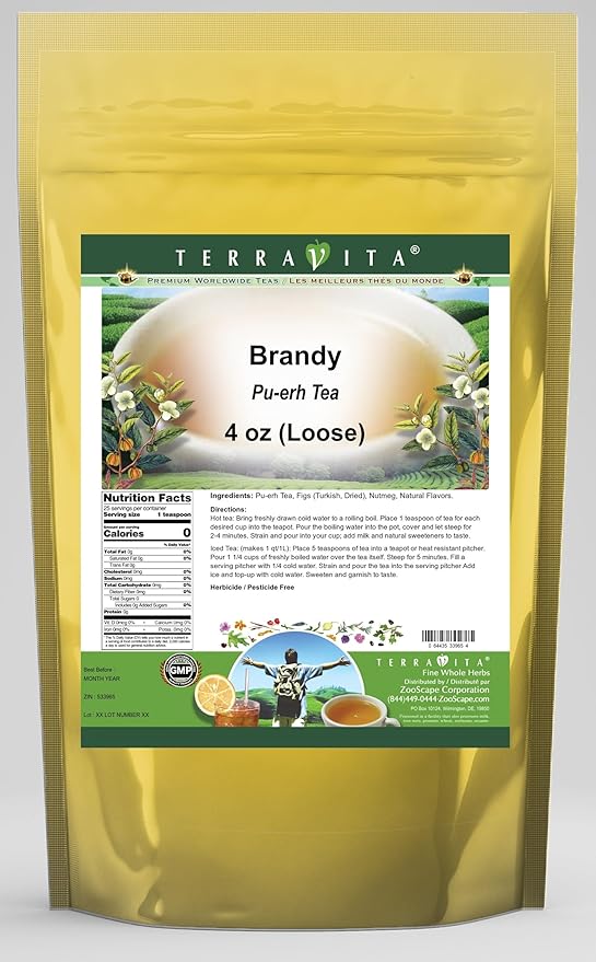 Brandy Pu-erh Tea (Loose) (4 oz, ZIN: 533965)