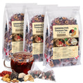 Ginseng Five Treasures Kidney Tea, Traditional Chinese Herbal TeaBags, Natural Kidney Cleanse Detox Tea for Women & Men, 7 Precious Ingredients Formula (3 Pack/75 Bags)
