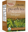Uncle Lee’s Organic Pu-Erh Tea, 100% Natural Chinese Tea, Fresh & Full Earthy Flavor, Enjoy as Hot Tea or Iced Tea Beverages, Coffee Alternative, 18 Tea Bags per Box