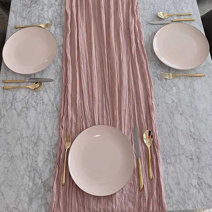 Rose Whisper Dinner Plates Set for 6 – 10.5-Inch Blush Bone China Dinnerware Set with Gold Rim – Perfect Serving Plate for Dessert, Appetizer, Salads