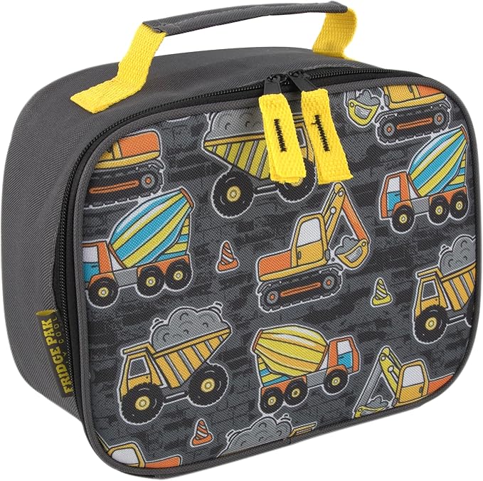 Trail maker Reusable Lunch Bags in Fun Prints, Bulk 24 Pack Insulated Lunch Boxes Bulk Set (Assorted Mixed Pack)