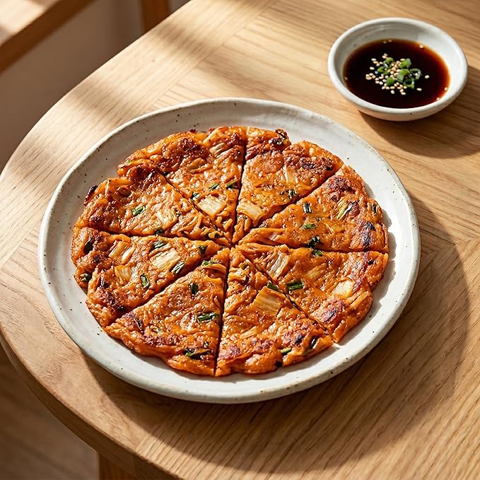 Authentic Korean Kimchi Pancake (Kimchijeon) Mix Kit - Makes 4 Pancakes, Easy DIY Cooking Set, Savory & Crispy K-Food Meal, Quick 5-Minute Prep, Spicy Savory Pancake Flour with Real Kimchi Sauce,김치전 믹스 2개입