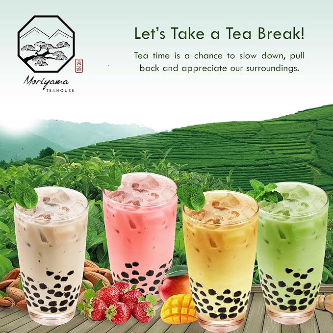 Matcha Bubble Milk Tea Instant 3in1 Powder Mix - 1kg (33 Drinks) | For Boba Tea, Milkshake, Blended Frappe and Bakery | Authentic Taiwan Recipe | Zero Trans Fat, No Preservatives by Moriyama Teahouse