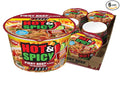 Nissin Hot & Spicy Ramen Noodle Soup, Fiery Beef, 3.28 Ounce (Pack of 6)