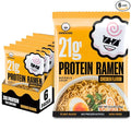 Ramen Bae High Protein Ramen Noodles - Chicken Flavor 21g Protein Soup - Air Dried Not Fried, Plant Based, Vegan Ramen Protein Noodles - Lower Carb, Sodium & Fat - Clean & Simple Broth (Pack of 6)