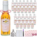 Clear Woozy 5oz Glass Bottles with Shrink Capsules - Set of 25