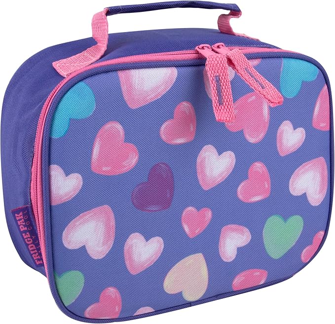 Trail maker Reusable Lunch Bags in Fun Prints, Bulk 24 Pack Insulated Lunch Boxes Bulk Set (Assorted Mixed Pack)