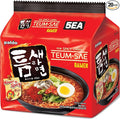 Paldo Hot and Spicy Teumsae Ramen Korean Instant Noodle 4.23 Oz (Pack of 20)