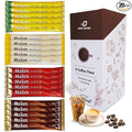 Korean Instant Coffee Mix Variety 20 Sticks (4 Types) Maxim Instant Single Serve Mocha White Arabica Original Flavors (5 Sticks Each)