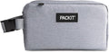 PackIt Freezable Snack Box, Gray Fog, Built with EcoFreeze Technology, Collapsible, Reusable, Zip Closure with Buckle Handle, Designed For Work Snacks, Fresh Snacks On the Go, Adults, and All Ages