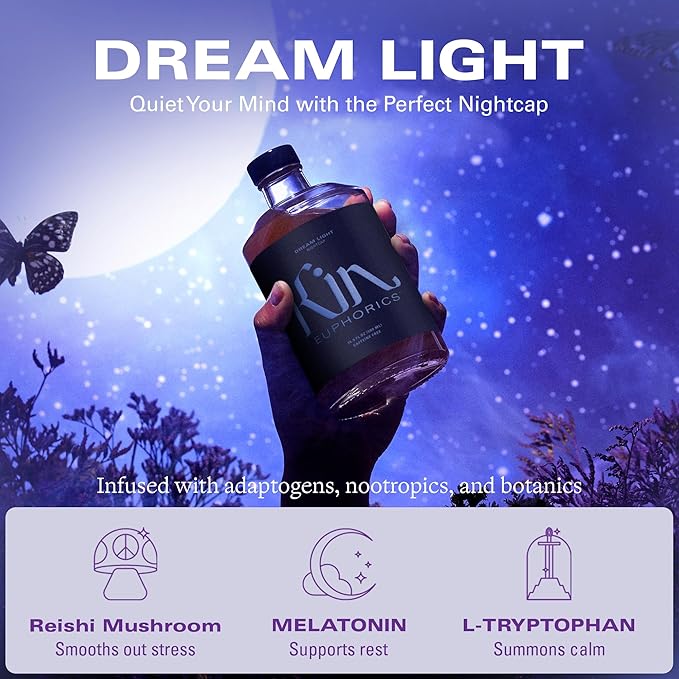 Full Kin Kit by Kin Euphorics, Non Alcoholic Spirits, Adaptogen Drinks, 16 8 Fl Oz Cans (Kin Spritz, Kin Bloom, Actual Sunshine, Lightwave), 2 x 16.9 Fl Oz Bottles (High Rhode, Dream Light)