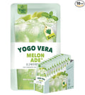 Yogo Vera Melon Ade Korean Drink Pouches – Authentic Korean Convenience Store Beverage with Sweet Melon Flavor, Refreshing Juice Pouch (10 Pack)