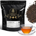Teavity Puerh Tea Organic Loose Leaf, 12 oz Bag, Certified Organic (340g)