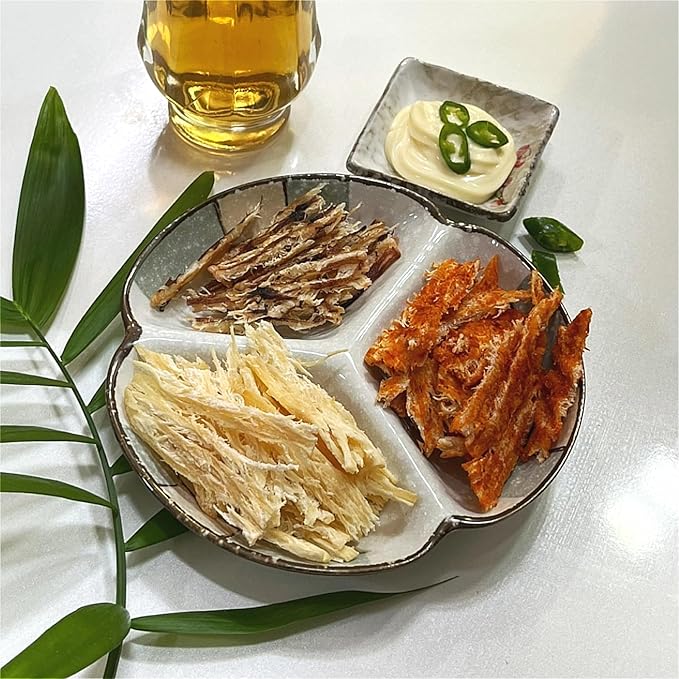 JOKUNA - Korean dried squid - Soft and chewy texture squid (Spicy, Butter, Roasted) (Mix - 5 pack)