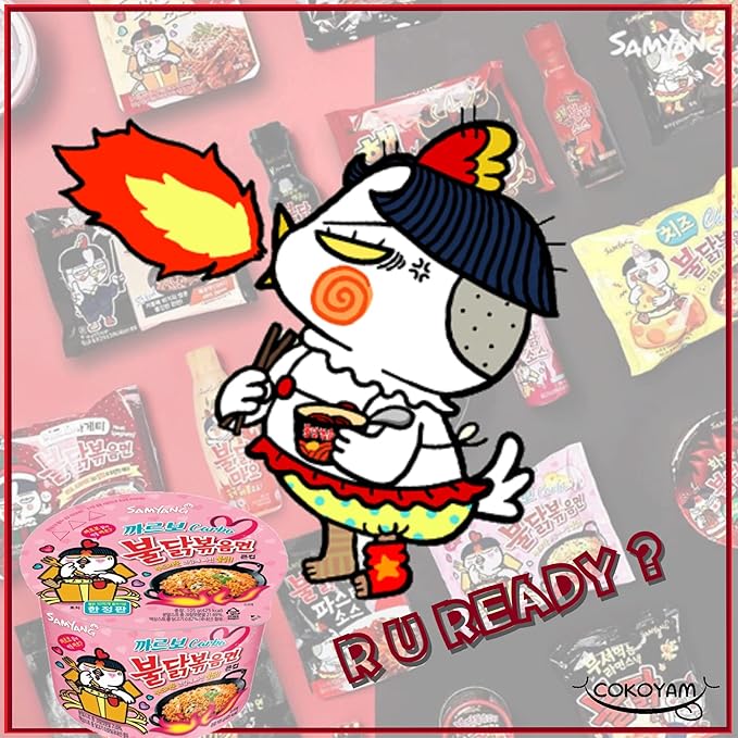 [Samyang] Carbo Spicy Chicken Fried Cup Noodles 105g × 3EA / Korean food / Korean ramen (overseas direct shipment)