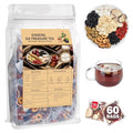 Kidney Tea Formula Ginseng Six Treasure Tea, Ginseng & Mulberry Herbal Tea, Kidney Cleanse Detox & Repair, Traditional Chinese Herbal Tea Bags, Five Treasures Teas For Men Women (60 Bags/1 Pack)