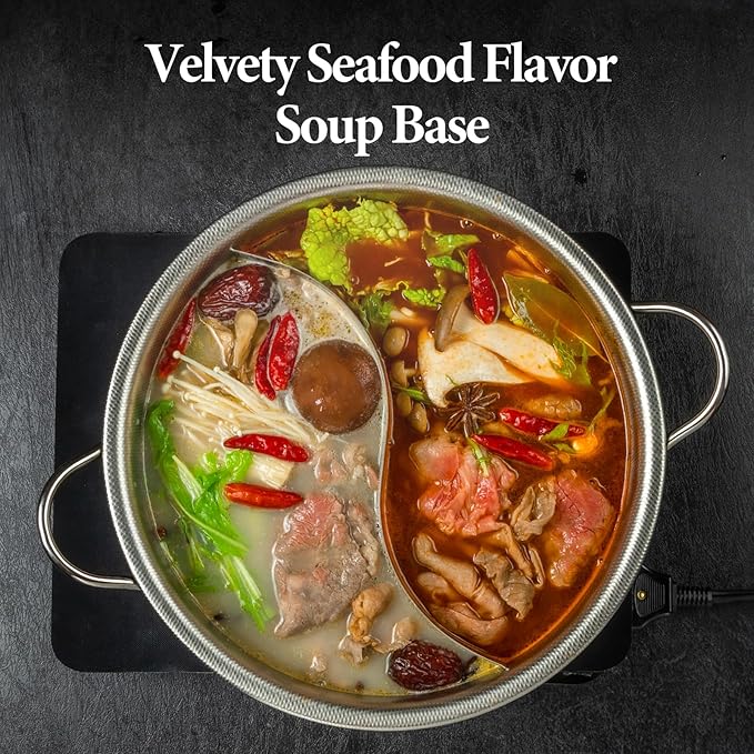 Wang Korean Spicy Hot Pot Soup Base - Yukgaejang Flavor with Sichuan Peppercorn, Authentic Hotpot Broth Seasoning, Ready in 3 Minutes, Made in Korea - 7.05 Ounce - Pack of 1