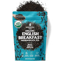 USDA Organic English Breakfast Loose Leaf Tea 1 lb – Strong Black Tea Blend, Full-Bodied High Caffeine – Bulk Gourmet Whole Leaf Tea – Non-GMO Fresh Leaves for Hot Tea or Iced Tea