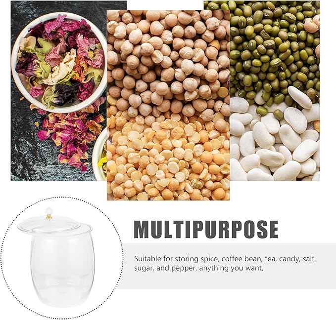 Healifty 5l Household Fermenting Jar with Airtight Seal, Kitchen Food Storage Container for Pickling and Grain Preservation, Single Korean Style Storage Canister for Home Use