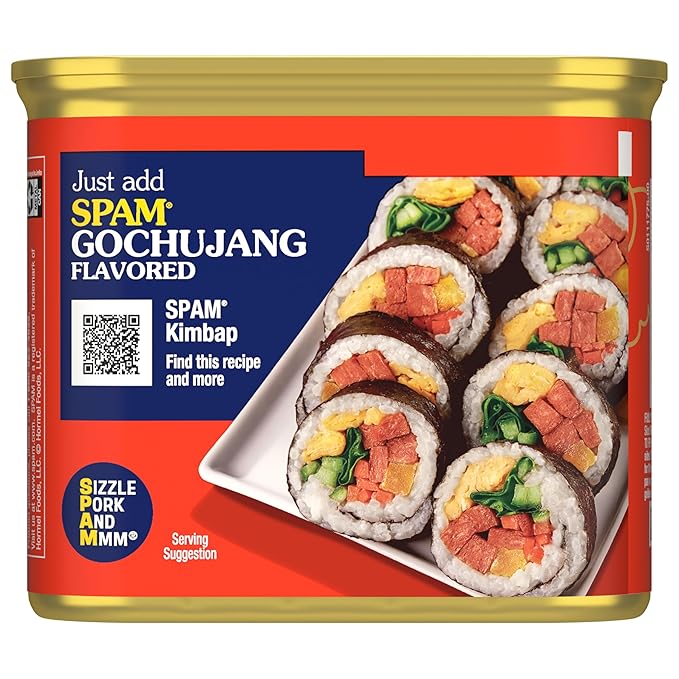 SPAM Gochujang Flavored, Shelf Stable, 12 oz Can (Pack of 8)