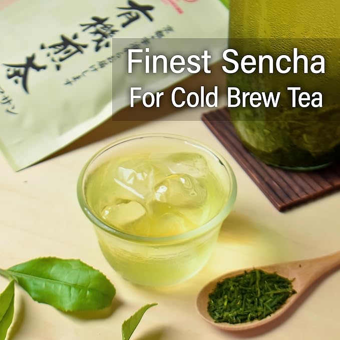 Chaganju Sencha Green Tea Loose Leaf, JAS Certified Organic Japanese Tea from Uji, Kyoto, 80g Bag, Sencha Tea, Loose Leaf