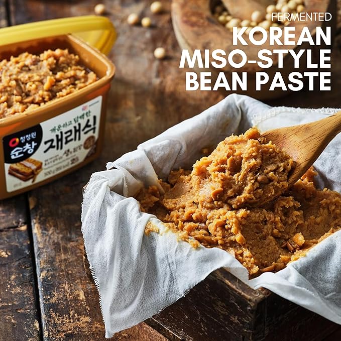 Doenjang - Premium Korean Soybean Paste [Original, 2.2 lb (1kg)] – Fermented Korean Miso-Style Bean Paste for Doenjang Jjigae, Stews, Soups, Marinades & Dipping Sauces – Rich Umami Korean Pantry Essential