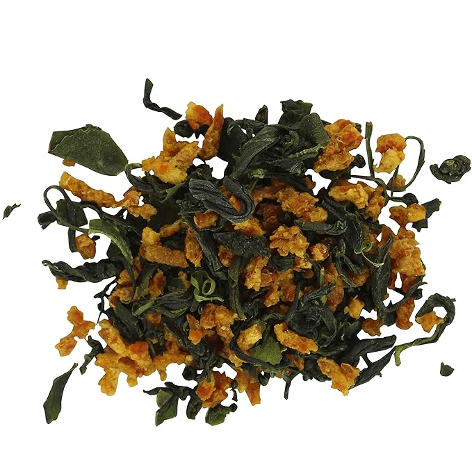 Teas Unique Korean Jeju Island Green Tea with Mandarin Orange, 25 Tea Bags (50g)