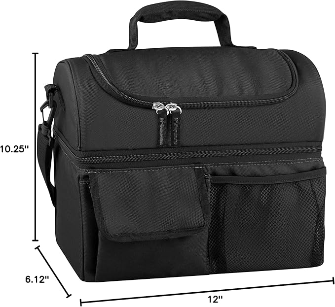 Thermos Lunch Lugger Cooler, Black
