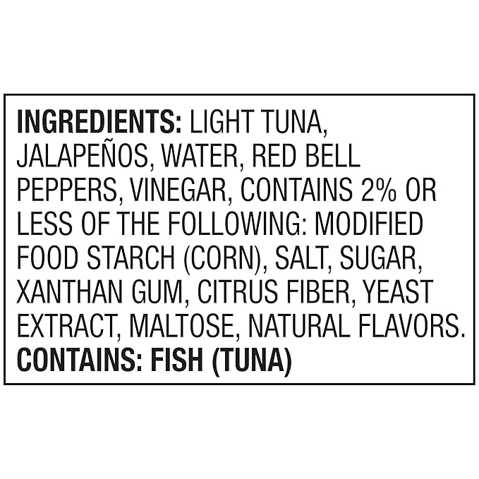StarKist Tuna Creations BOLD Jalapeño Pouch (2.6 oz - 12 Pack) Wild Caught, High Protein Shelf Stable Seafood, Gluten Free, Soy Free, No Draining, Ready to Eat for Salads and Sandwiches