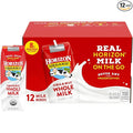 Horizon Organic Shelf Stable Whole Milk Boxes, Pack of 12 - 8g Protein per Serving