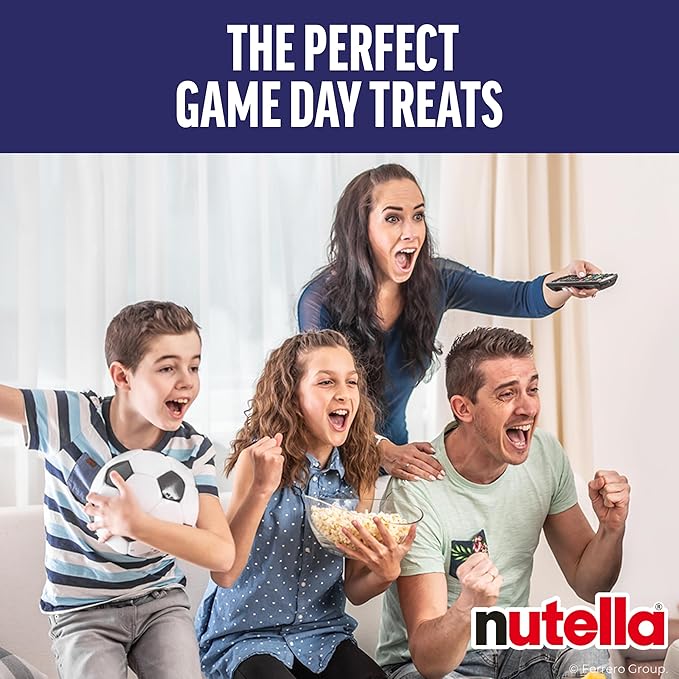 Nutella Biscuits Cookies Filled with Nutella Hazelnut Spread, Sweet Snack Pack, 9.7 oz