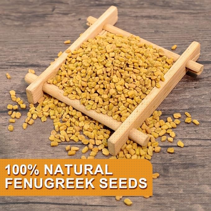 FullChea - Fenugreek Seed Tea Bags, 40 Teabags, 3g/bag - Premium Whole Fenugreek Methi Seeds - Non-GMO - Caffeine-free - Support Digestion
