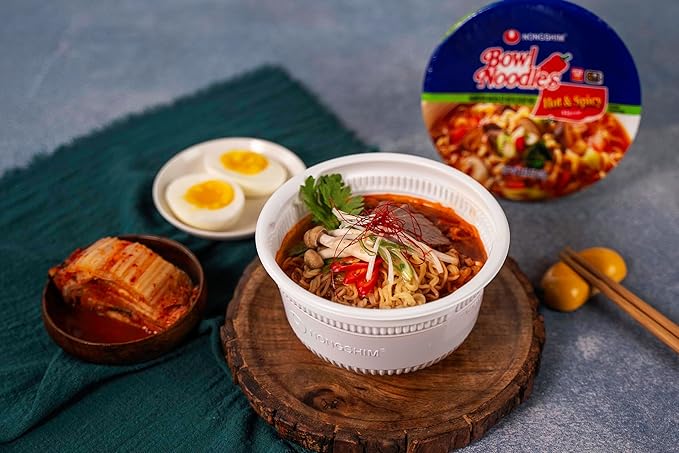 Nongshim HOT & SPICY Noodle Soup, 3.03 Ounce (Pack of 1)