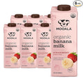 Mooala – Organic Strawberry Bananamilk, 32 fl oz (Pack of 6) – Shelf-Stable, Non-Dairy, Nut-Free, Gluten-Free, Plant-Based Beverage with No Added Sugar