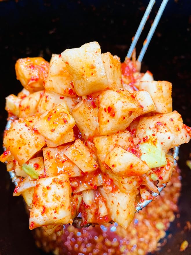 Sinto Gourmet Spicy Radish Vegan Kimchi (Pack of 2)