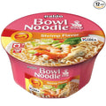 Paldo Fun & Yum Instant Cup Noodle Soup Bowl with Seafood Shrimp Flavored Broth, Pack of 12, Best Oriental Style Korean Ramyun, Most Loved Korean Noodles, 팔도 새우 사발면 86g (3.03 oz) x 12