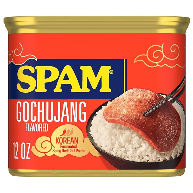 SPAM Gochujang Flavored, Shelf Stable, 12 oz Can (Pack of 8)
