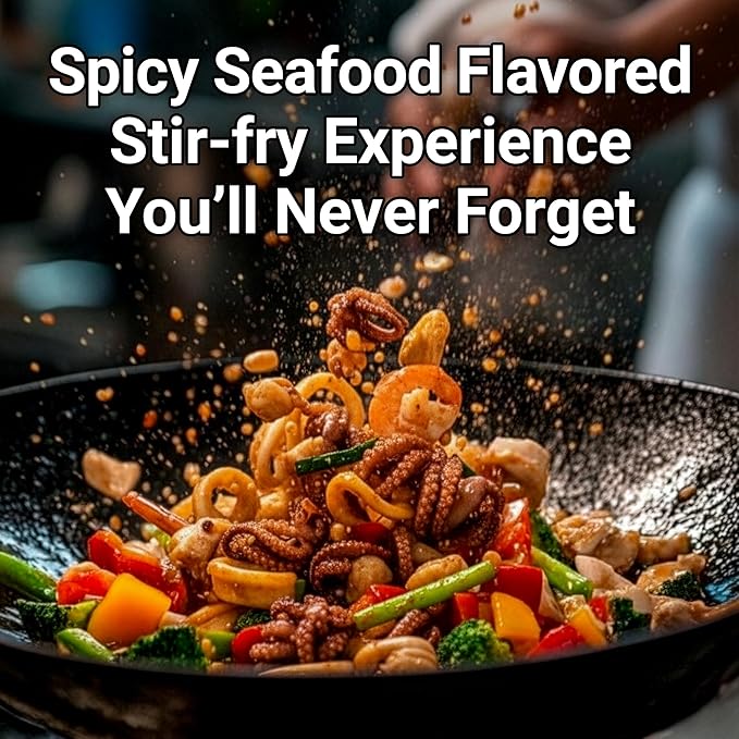 Nongshim Neoguri Spicy Seafood Stir Fry Ramyun Noodles, Seafood Flavored Korean Instant Noodles, Thick Noodles, Intense Chili Kick, 4.83 oz (Pack of 4)