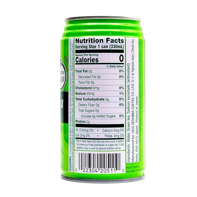 UCC Green Tea, 11.1-Ounce Cans (Pack of 24)