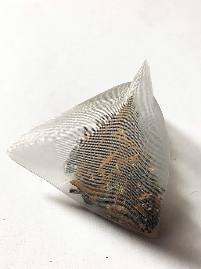 FIRE TEAS Sweet Hot Energizer Tea - Cinnamon, Gunpowder Green Tea, Ginger, Saffron, Cardamom - Delicious & Spicy - Multiple Brews - Coffee Alternative - Natural Power Tea
