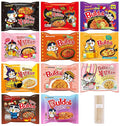 Samyang Spicy Hot Chicken Ramen 11 Flavor Variety Pack - FREE Chopsticks - Korean Buldak Ramen Noodles (11 Pack)