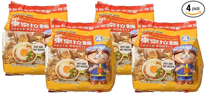 Tokyo Ramen Noodles, 4.23 Ounce (Pack of 4)