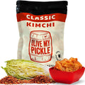 Olive My Pickle Kimchi Fermented - 16 oz | 1 Pack of Classic Probiotic Napa Cabbage Kimchi | Fresh Korean Kimchi with Natural Probiotics for Gut Health - Perfect for Ramen & Spicy Noodles