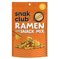 Snak Club Ramen Flavored Snack Mix, Crunchy Ramen Pieces, Toasted Corn, Sesame Sticks, Peanuts, Cashews, Soybeans, Edamame, 8 oz Resealable Bag